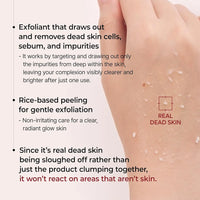 Korean Dr. Melaxin Peel Shot White and Black Rice Exfoliating Essence Moisturizing Gentle Exfoliation Soften Serum Skin Care